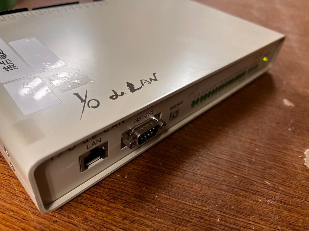 I/OdeLAN (16点版 PE01A) — イーサネット通信アダプタ 中古