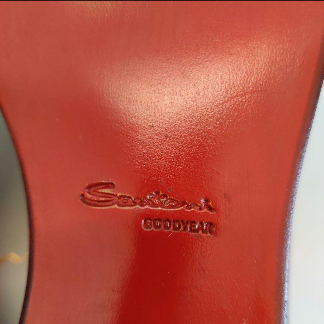 Santoni プレーントゥ+ウィングチップ グレー 8.5/27.2