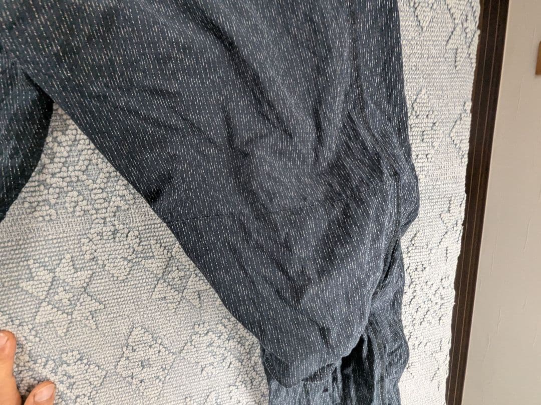 ダ*イ様 【うなぎの寝床×宮田織物】はんてん＆もんぺ2本 3点セット（訳あり・リ