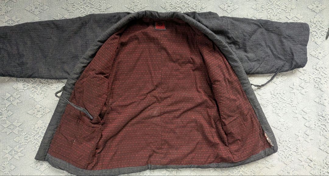 ダ*イ様 【うなぎの寝床×宮田織物】はんてん＆もんぺ2本 3点セット（訳あり・リ