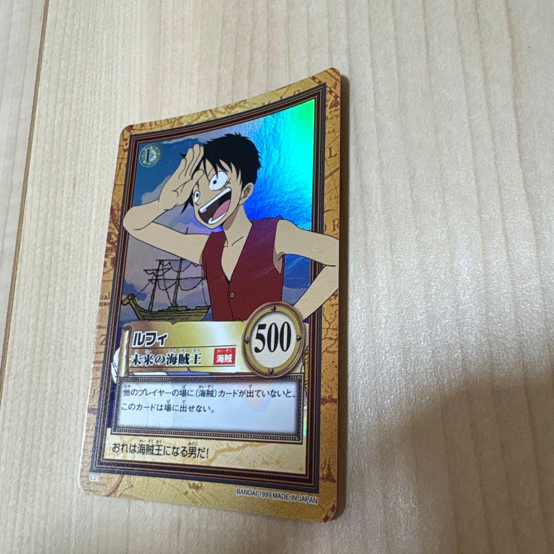 美品　ワンピース　カードダス　C01 おれは海賊王になる男だ　初期　絶版　ルフィ