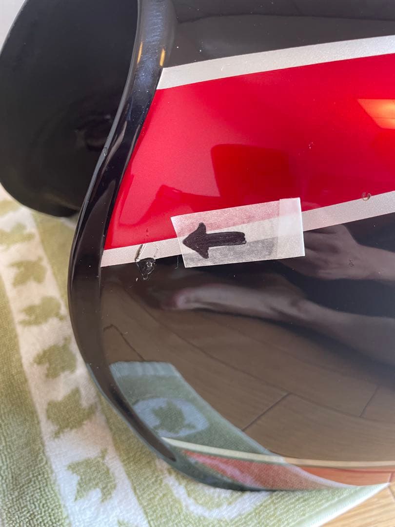 Kawasaki ゼファー750 黒赤タイガー　外装セット