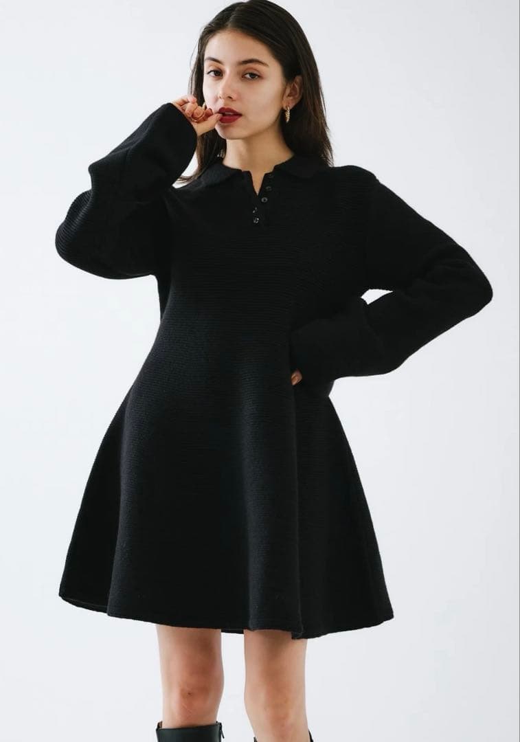 【Sサイズ】THETOE TOÉ Reims Flare Onepiece