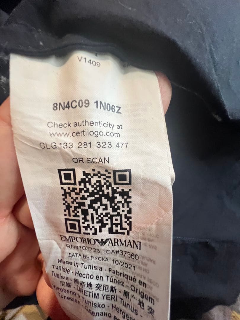 エンポリオアルマーニ ジュニア 長袖シャツ2枚セット！130㎝ セレモニーに