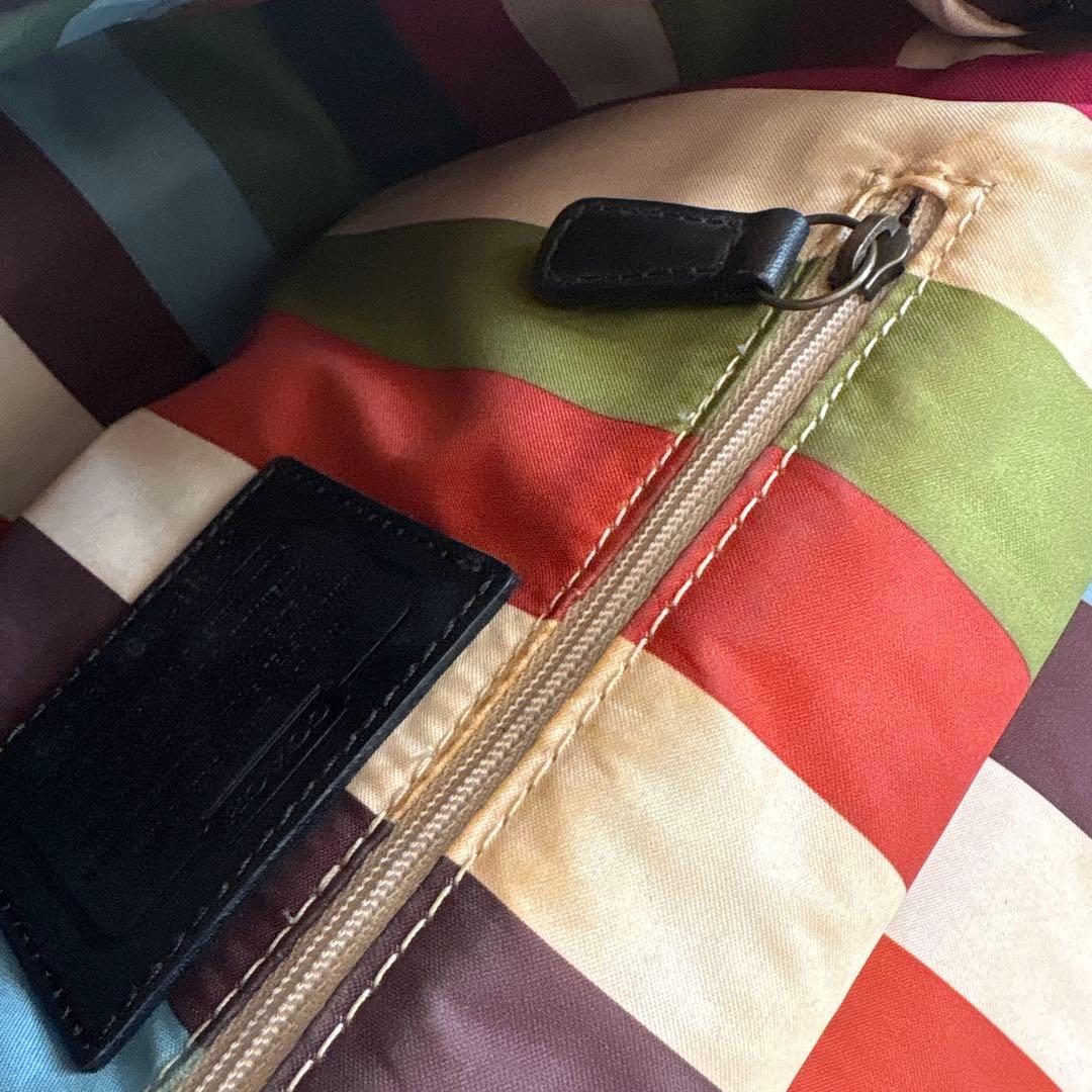 70th 限定品 コーチ 2way ショルダーバッグ ハンドバッグ 黒