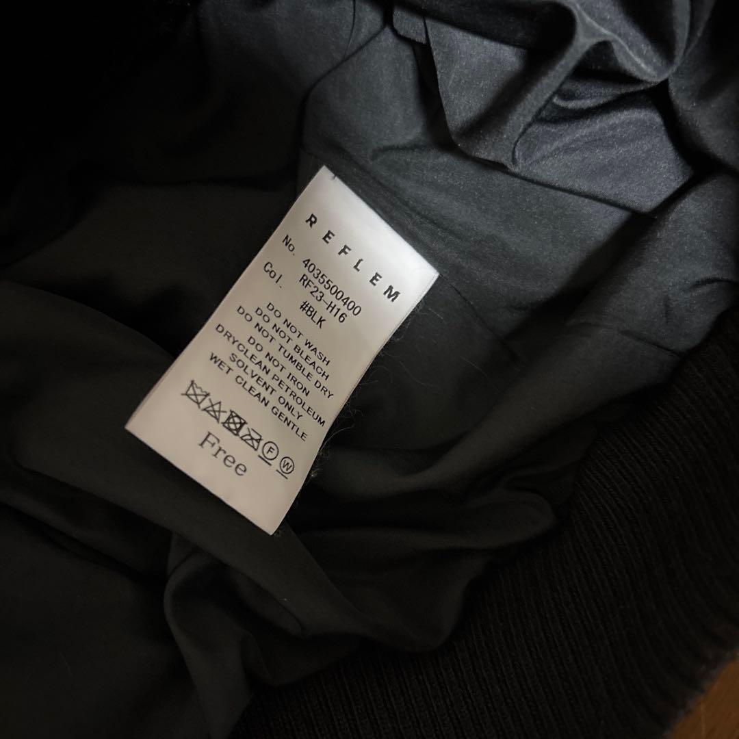 レフレム ファーパーカー ブルゾン うさ耳 ブラック