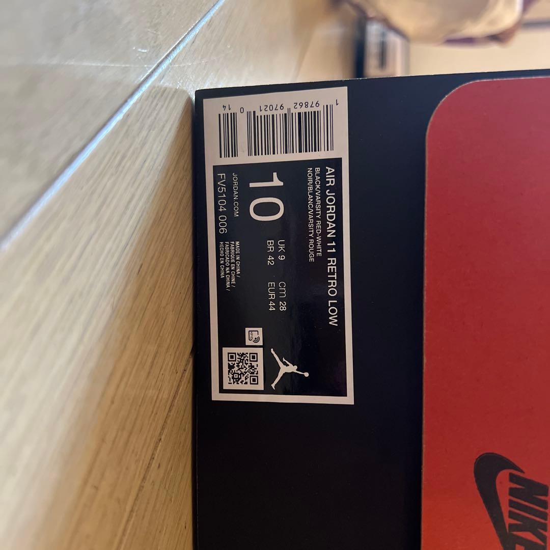 エア ジョーダン 11 レトロ LOW \"Bred\" 2025