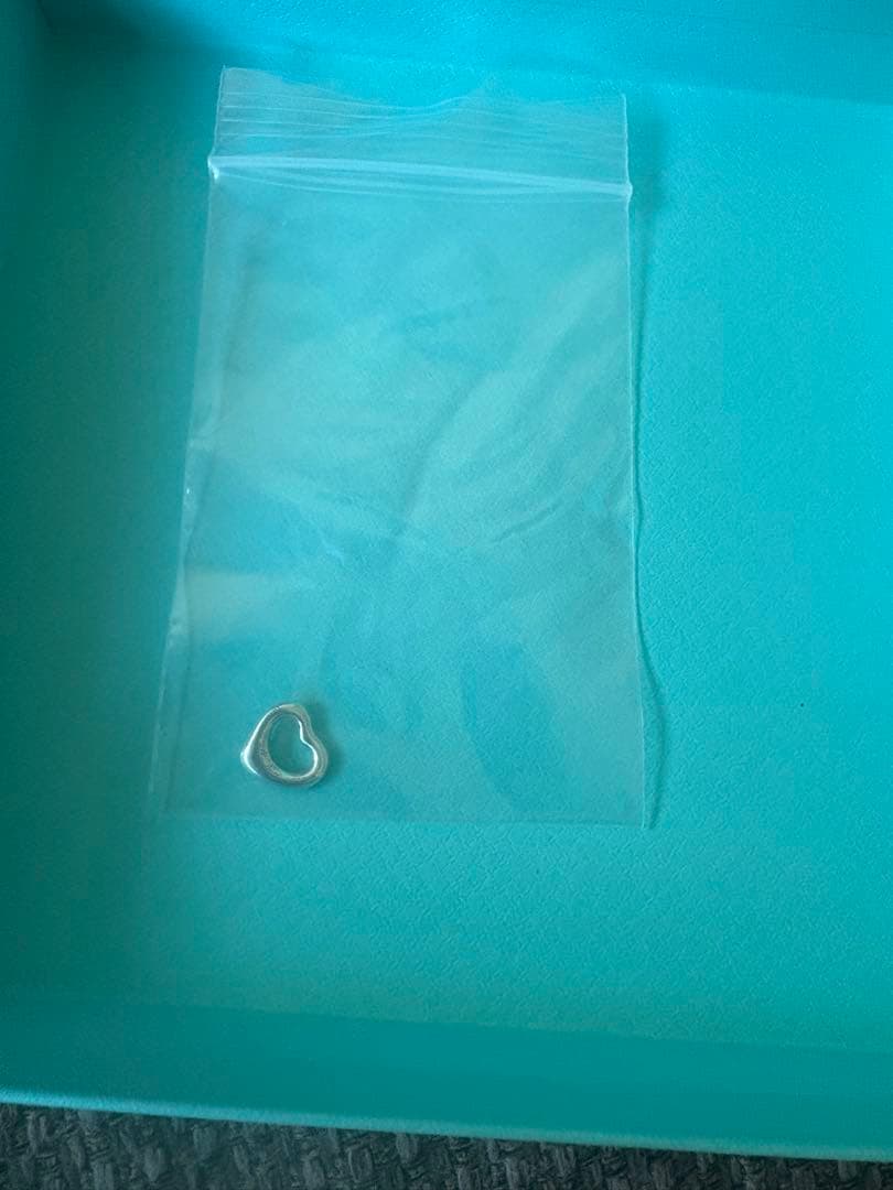 現行品　極美品ティファニー オープンハート ペンダント11mm