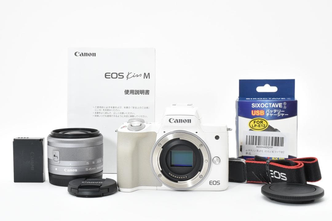 ■美品■ Canon EOS Kiss M ホワイト