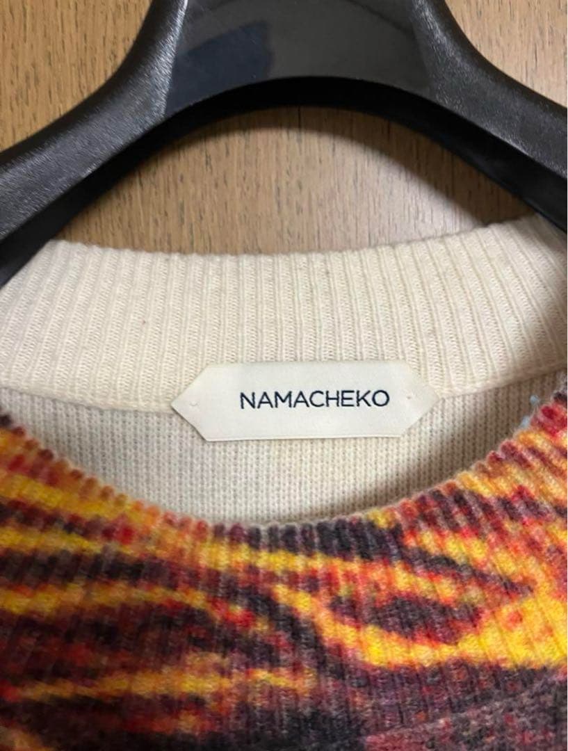 NAMACHEKO ナマチェコ 20aw マーブルニットセーター