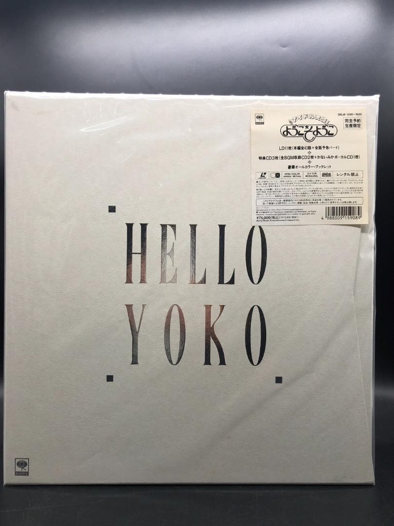 未開封 アイドル天使 ようこそようこ TVシリーズ全話LD BOXセット