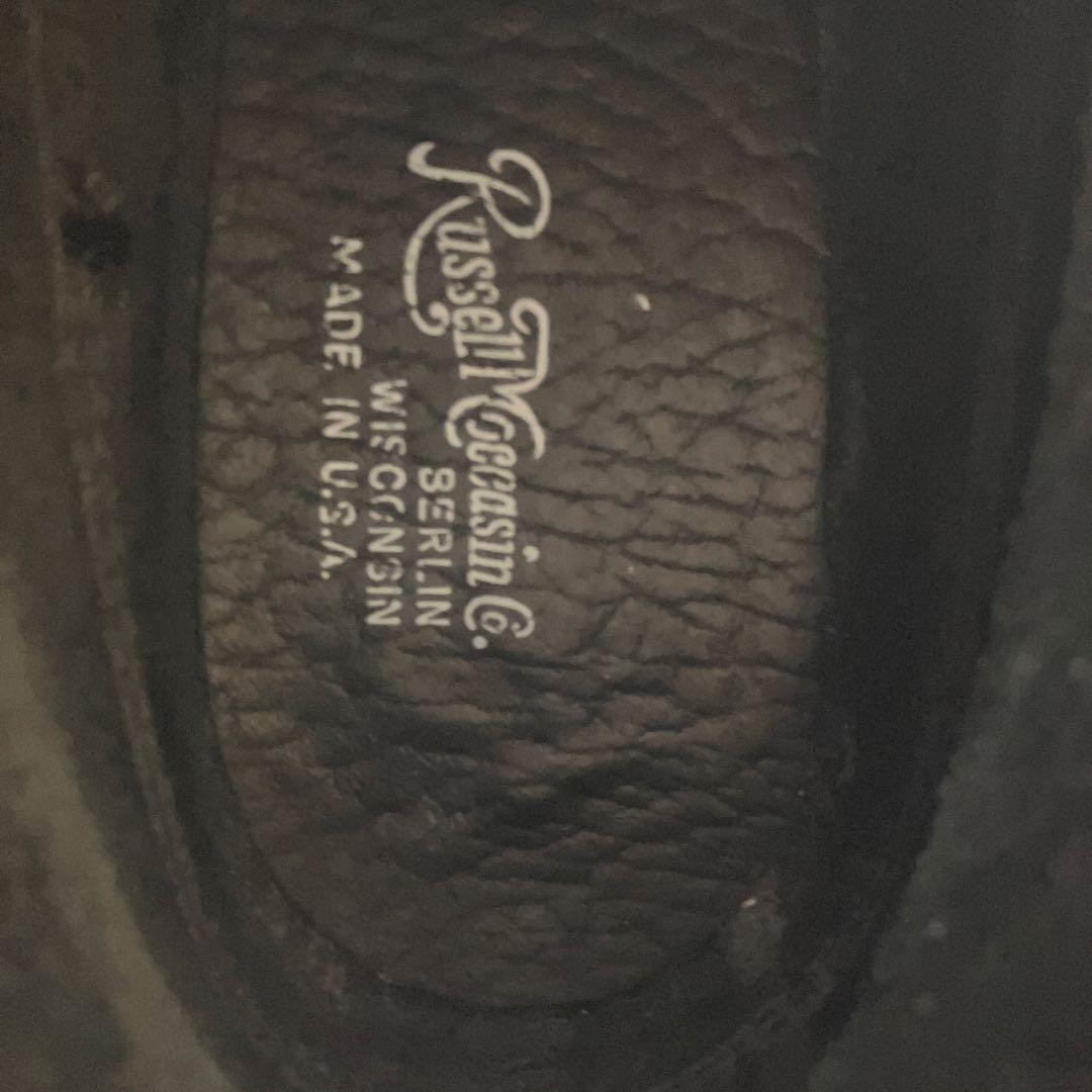 ラッセルモカシン　新品未使用　アメリカ製　3ホール　本革シボレザー　ミドルブーツ