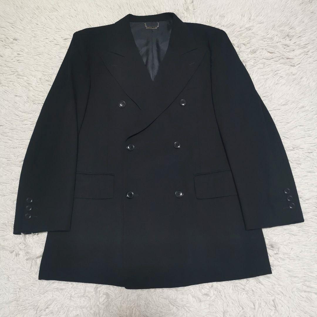 YOSHIYUKI KONISHI ダブル セットアップ スーツ 黒 　 LL