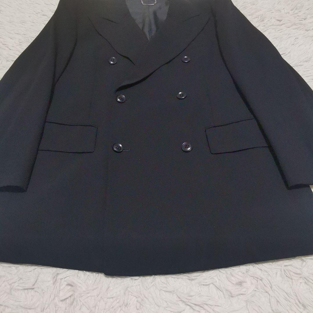 YOSHIYUKI KONISHI ダブル セットアップ スーツ 黒 　 LL