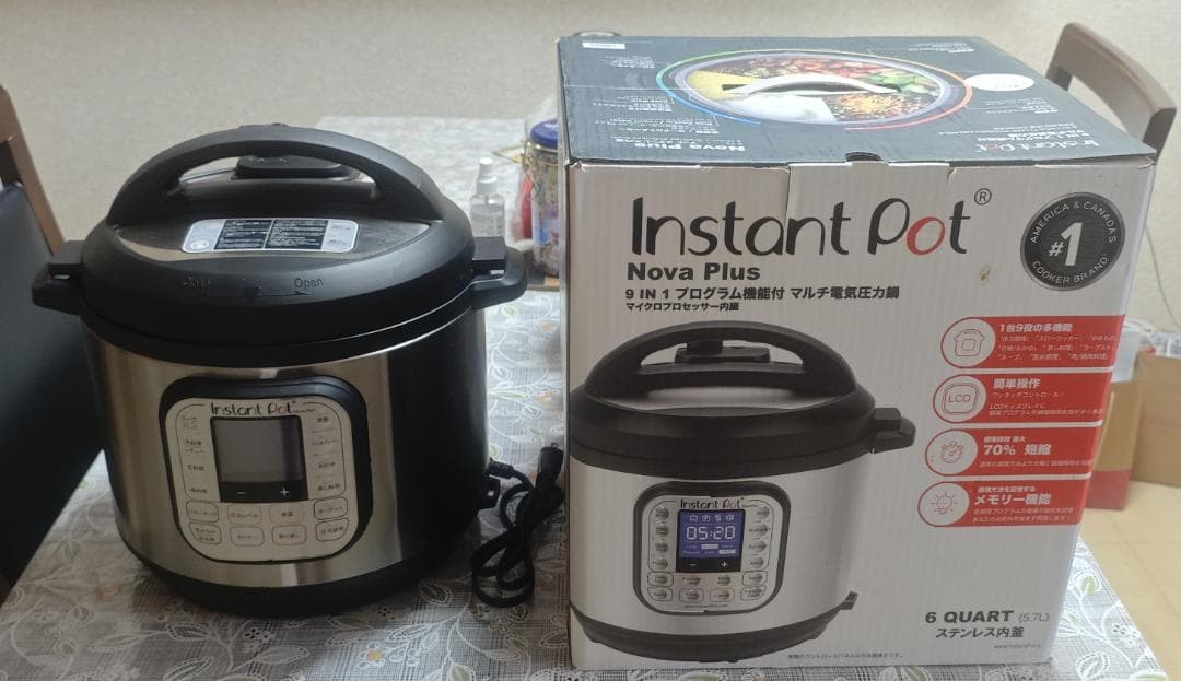 Instant Pot 9-in-1 6.0L マルチ電気圧力鍋
