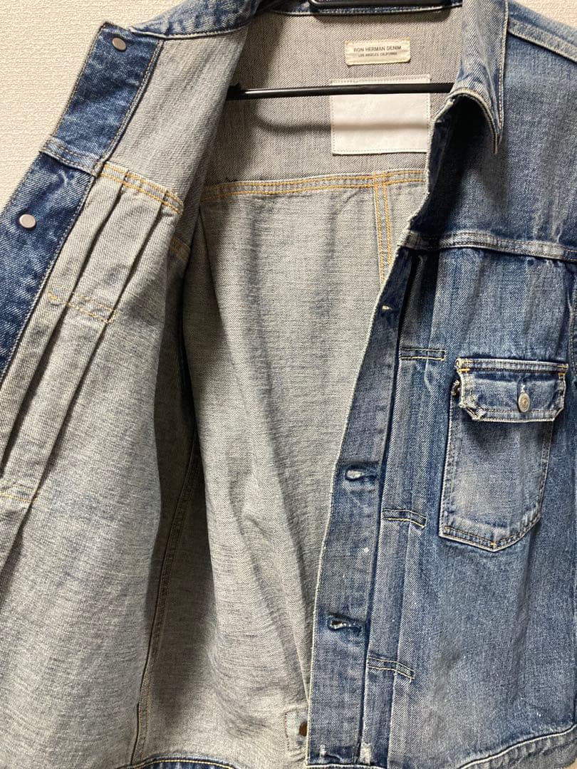 ロンハーマン　デニムジャケット　1st メンズ　　　 ヴィンテージ加工