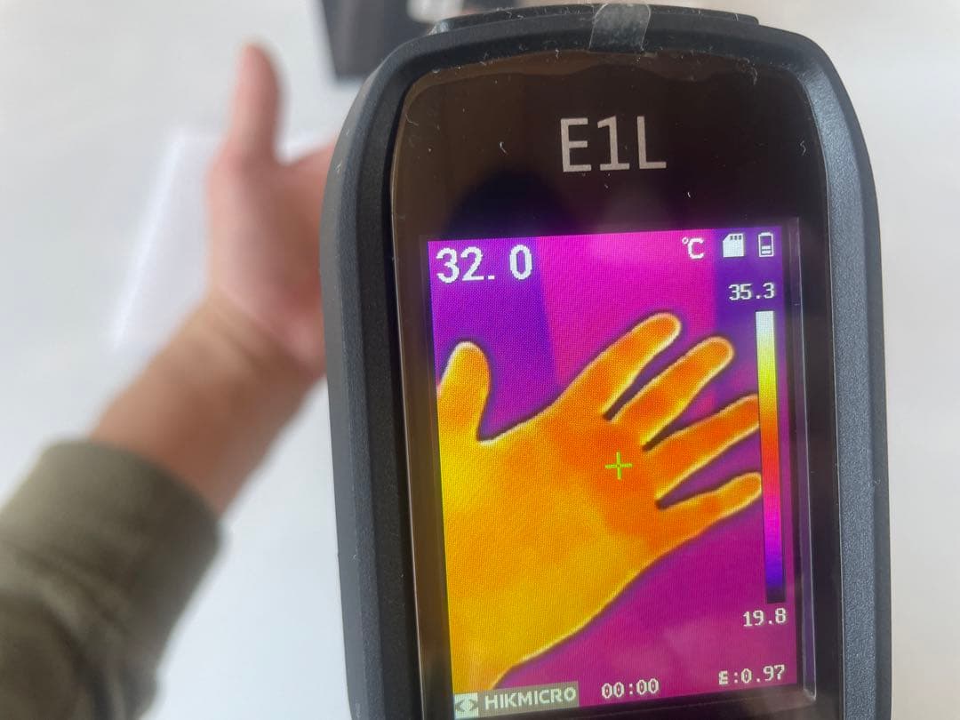 HIKMICRO E1L サーモグラフィー カメラ IR分解能19200ピクセル