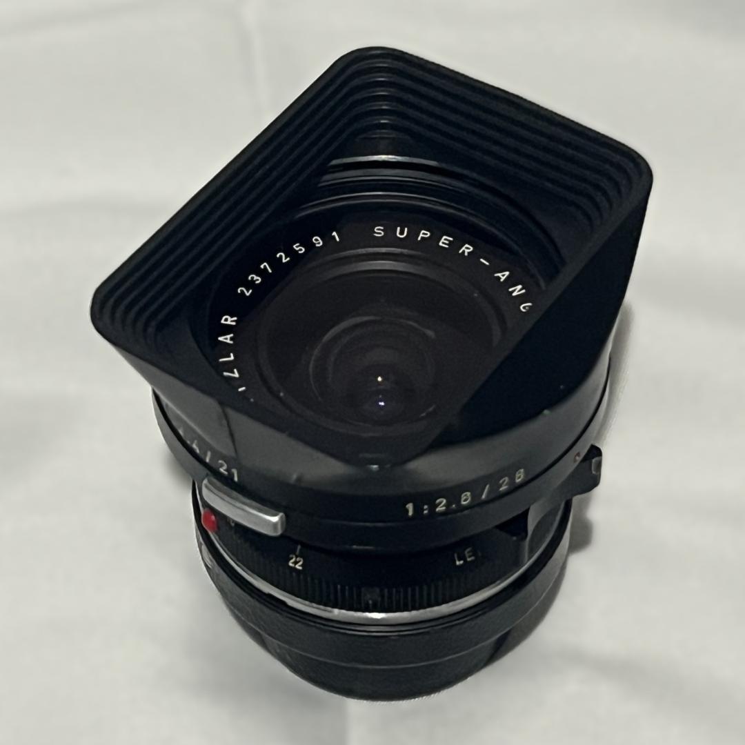希少 ライカ Ｍスーパーアンギュロン21ｍｍｆ3.4 21ファインダー・フード付