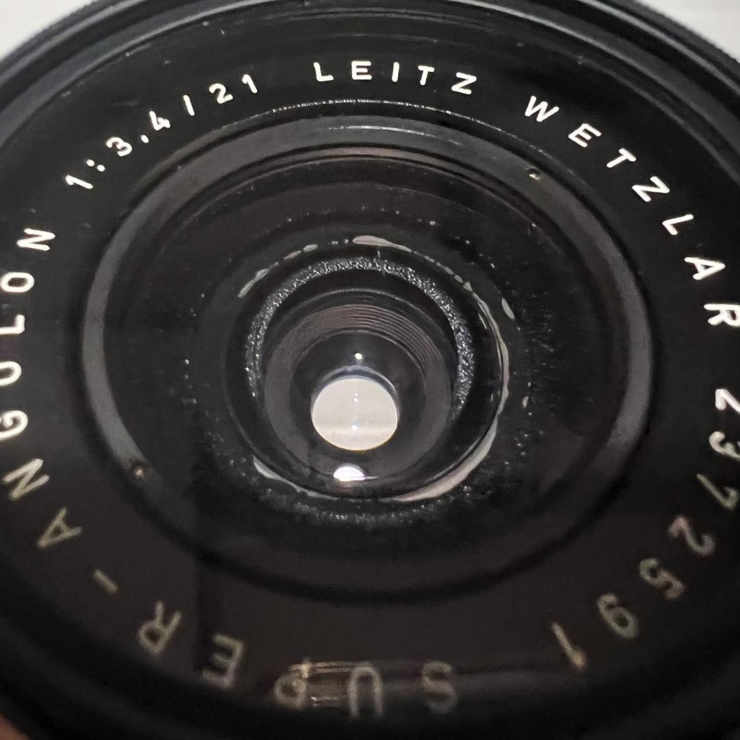 希少 ライカ Ｍスーパーアンギュロン21ｍｍｆ3.4 21ファインダー・フード付
