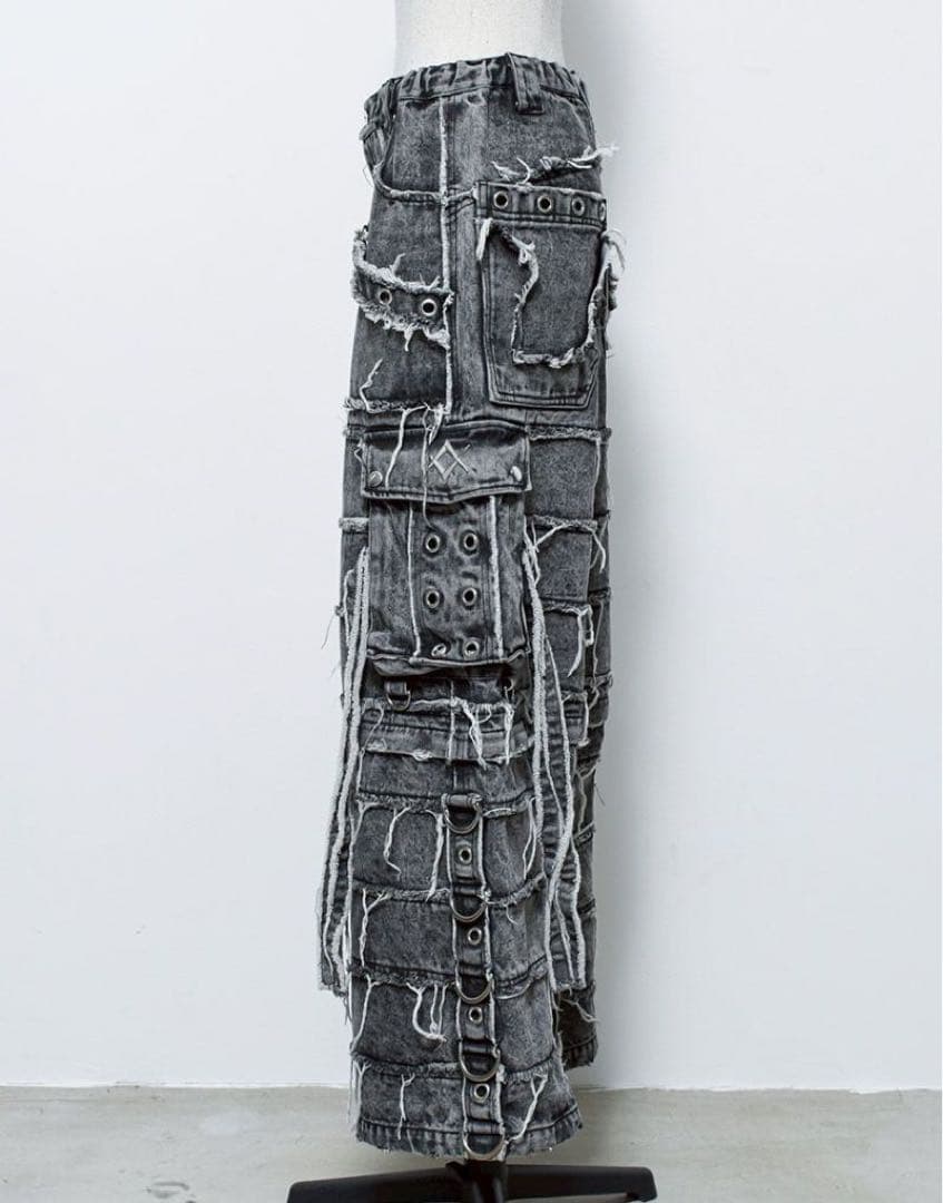 REFLEM【レフレム】2wayツギハギカーゴデニムパンツ 新品未使用タグ付き