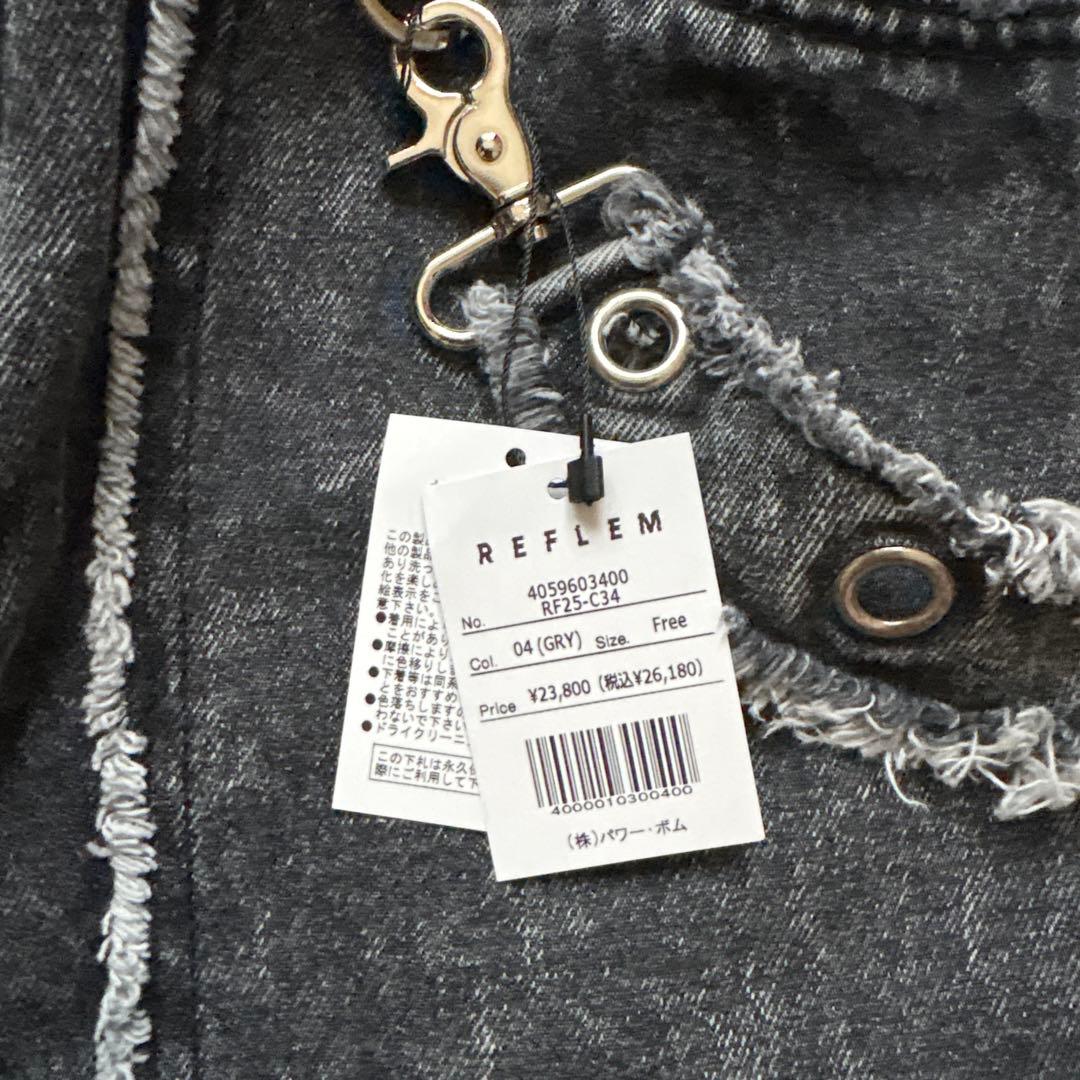 REFLEM【レフレム】2wayツギハギカーゴデニムパンツ 新品未使用タグ付き