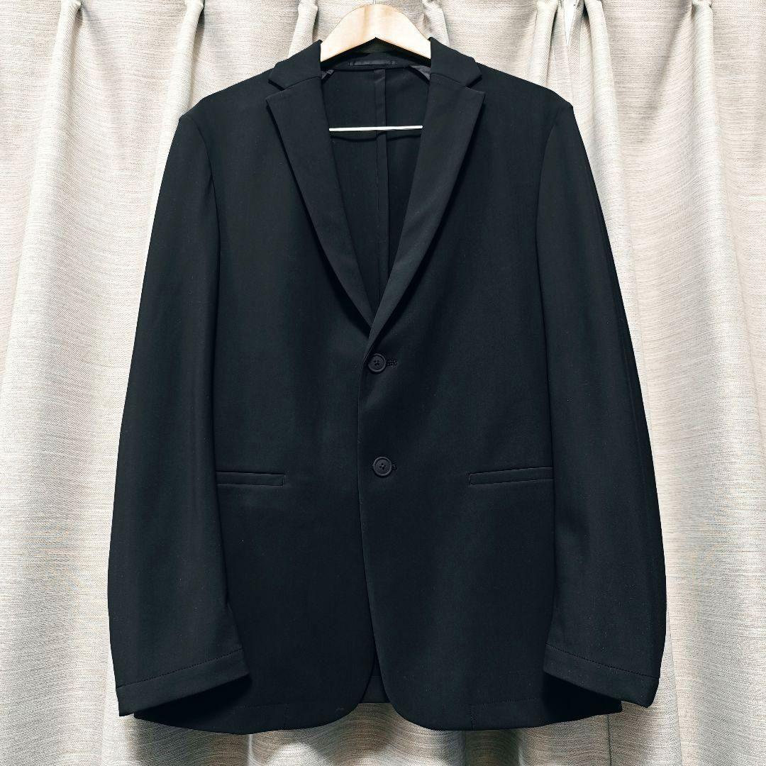 85【美品：Theory】高機能ジャージー セットアップ「S：ブラック」