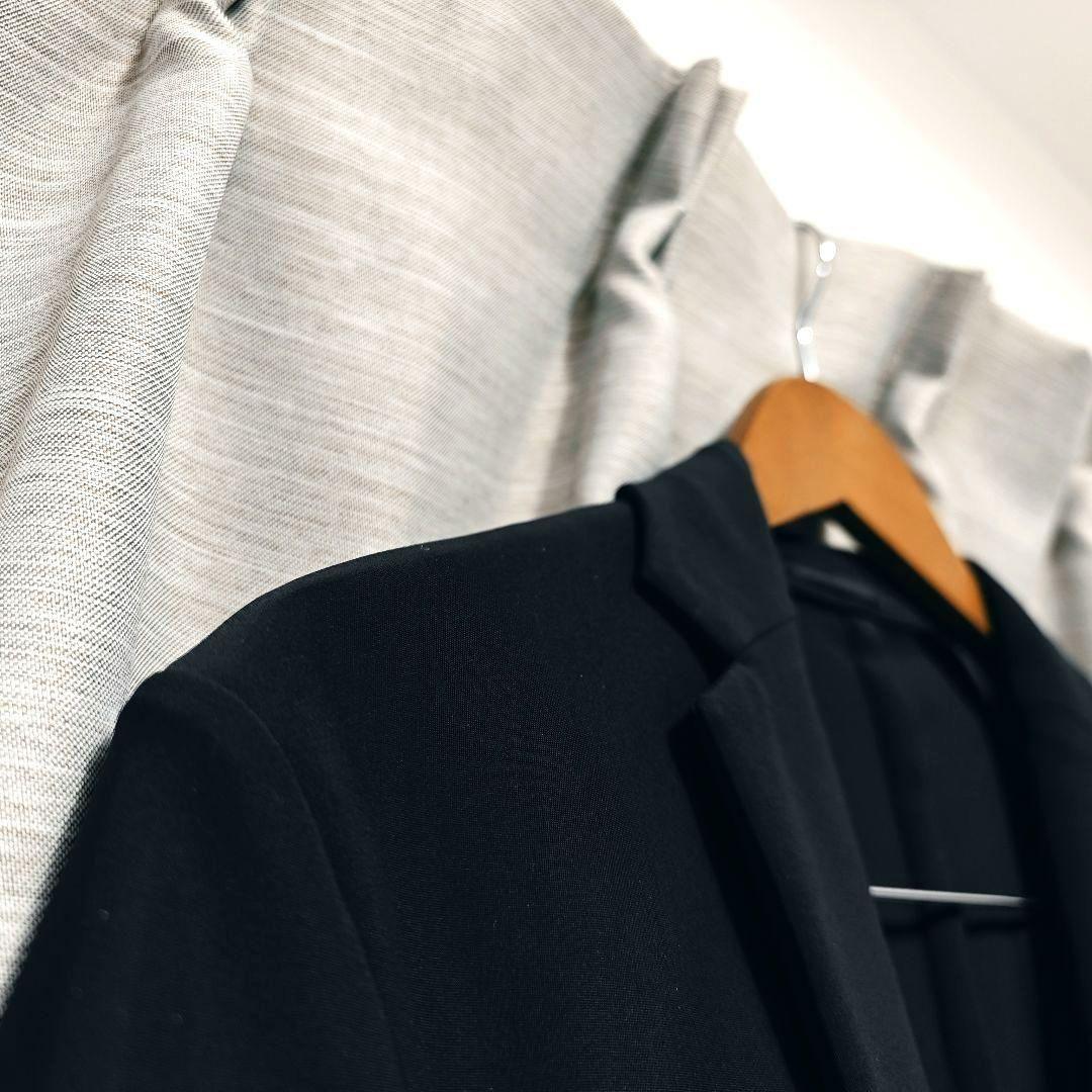 85【美品：Theory】高機能ジャージー セットアップ「S：ブラック」