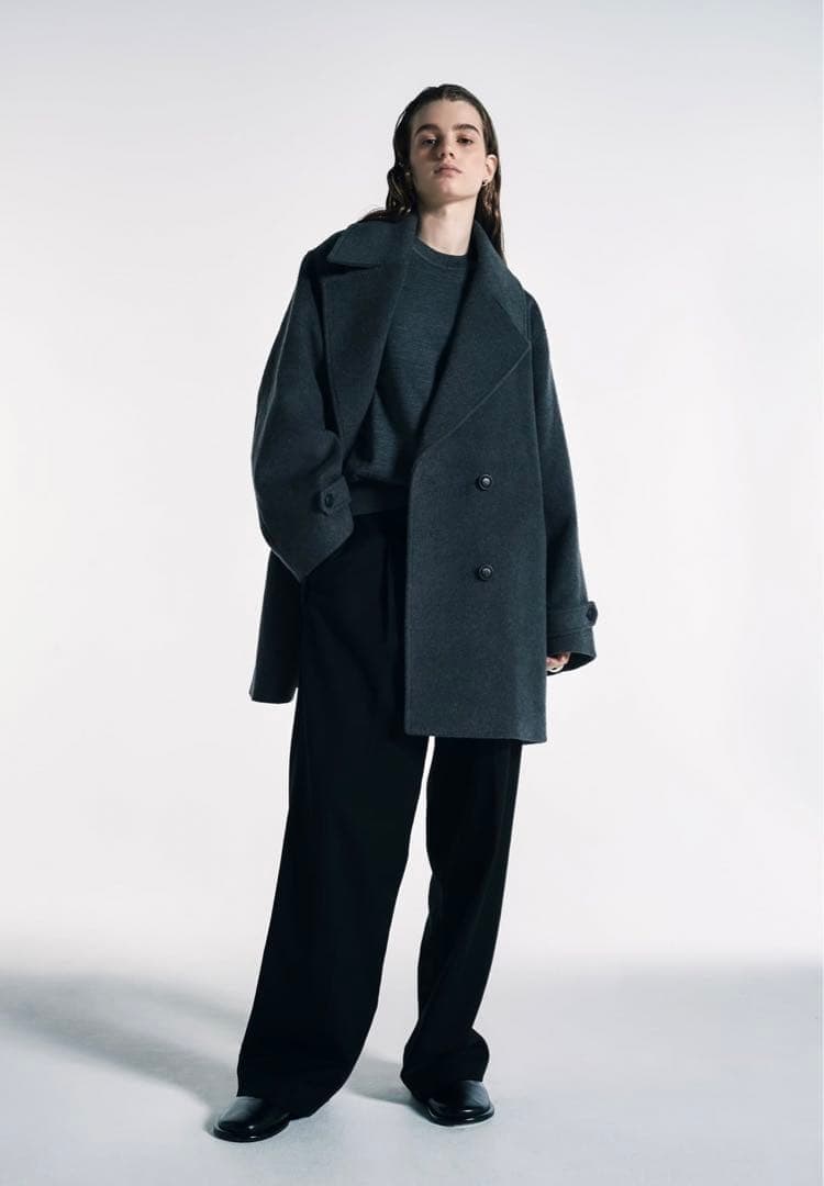 GADID ANONIEM ウールハーフコート