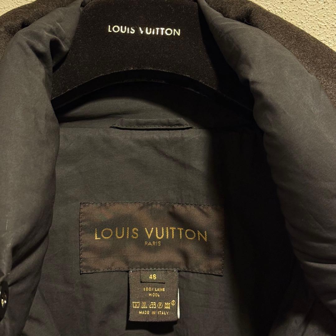 ルイヴィトン　ウール　ダウンジャケット　ブラウン　メンズ　48