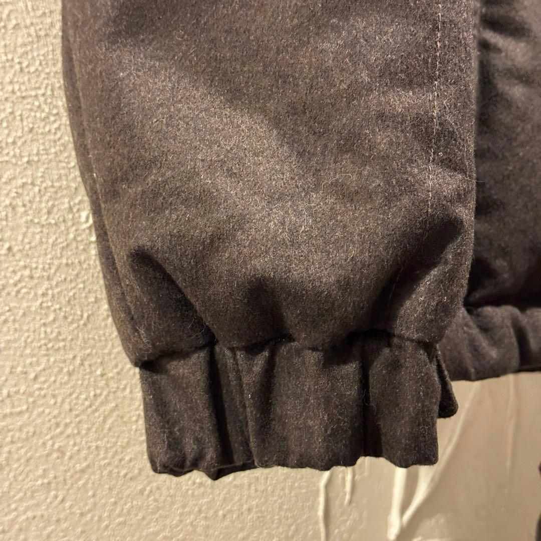 ルイヴィトン　ウール　ダウンジャケット　ブラウン　メンズ　48