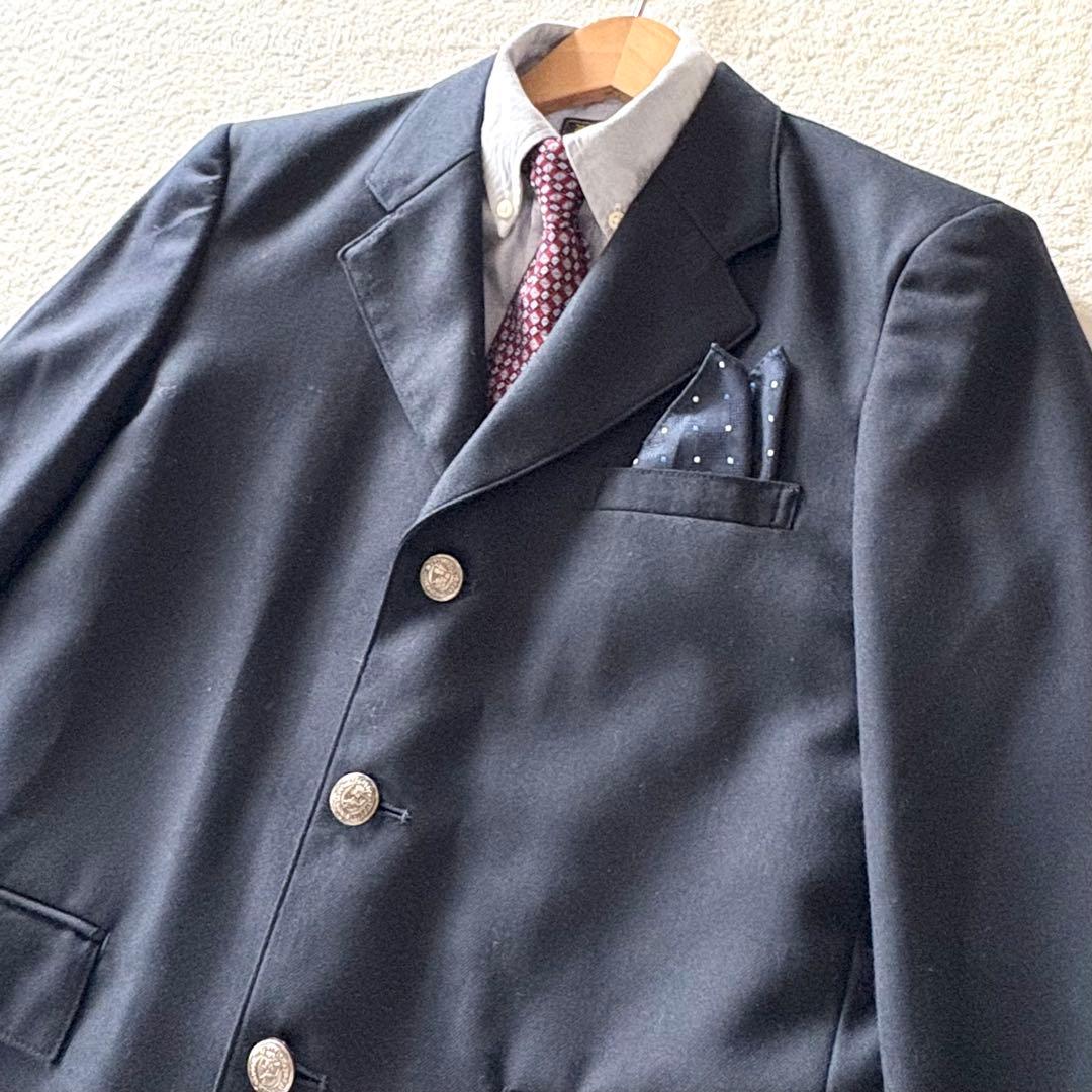 美品　160 男の子　フォーマル　ブレザー　スーツ　5点 銀ボタン　セットアップ