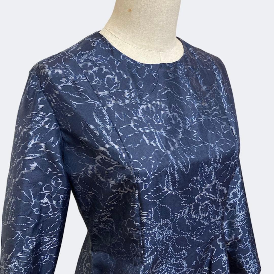 着物リメイク　ワンピース　本場大島紬