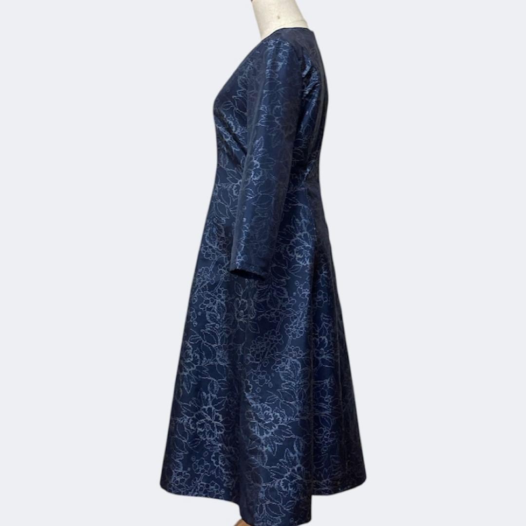 着物リメイク　ワンピース　本場大島紬