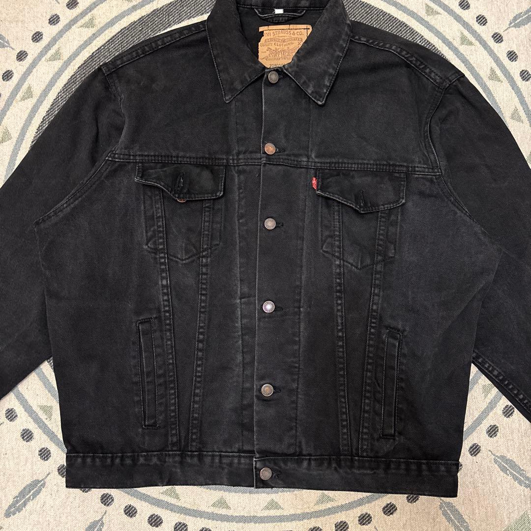 【MADE IN USA】Levi's ブラック Gジャン　70503 Lサイズ