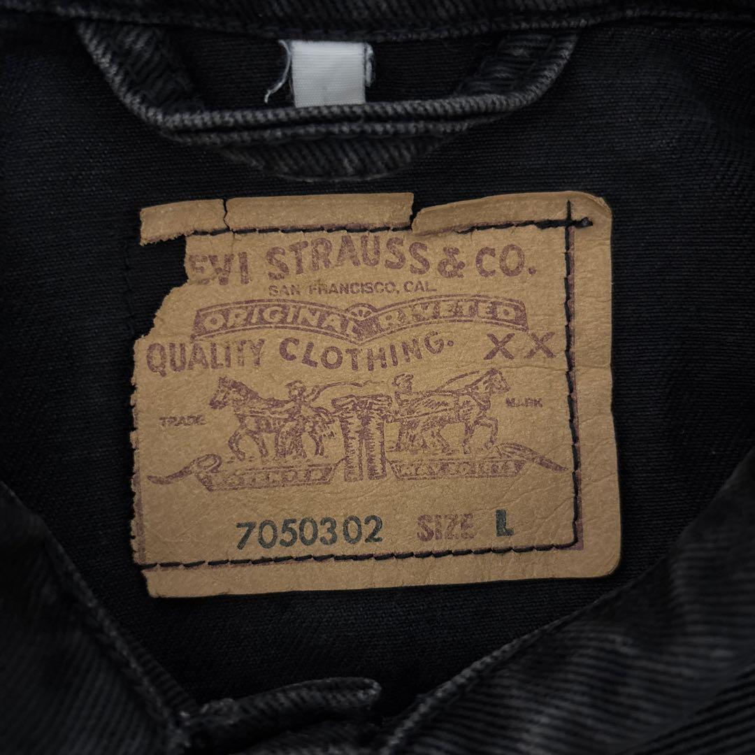 【MADE IN USA】Levi's ブラック Gジャン　70503 Lサイズ