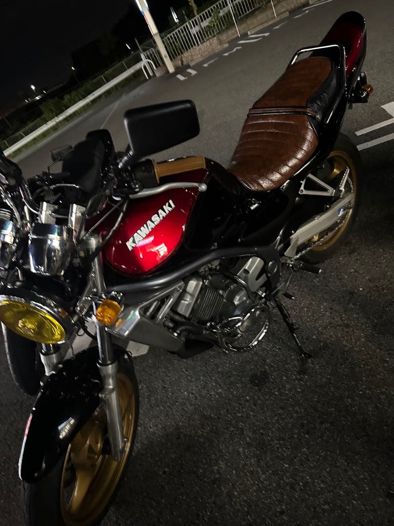 カワサキ　バリオス一型　バイクネイキッド 赤／黒　250cc 不具合なし