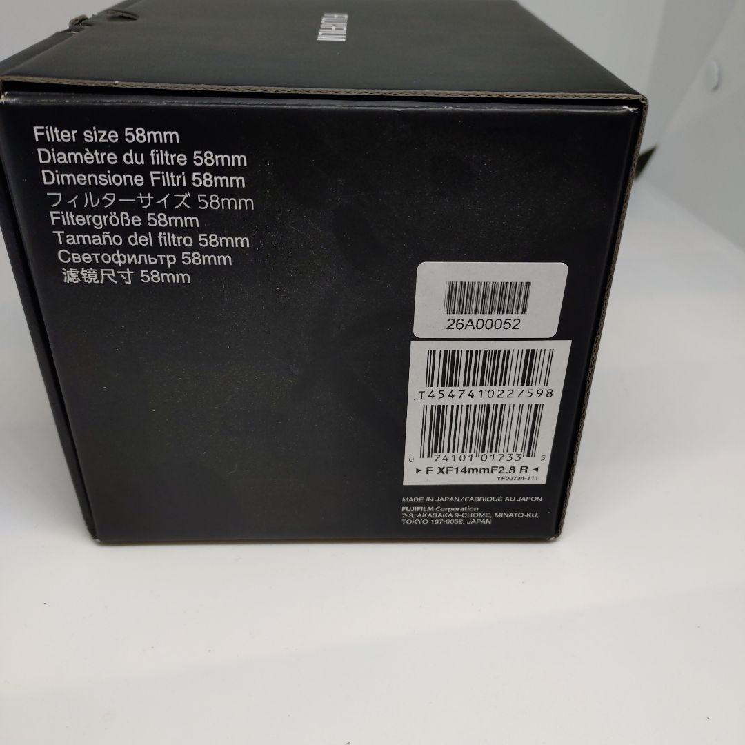 新品未使用　値引相談可　富士フイルムFujinon XF14mm F2.8 R