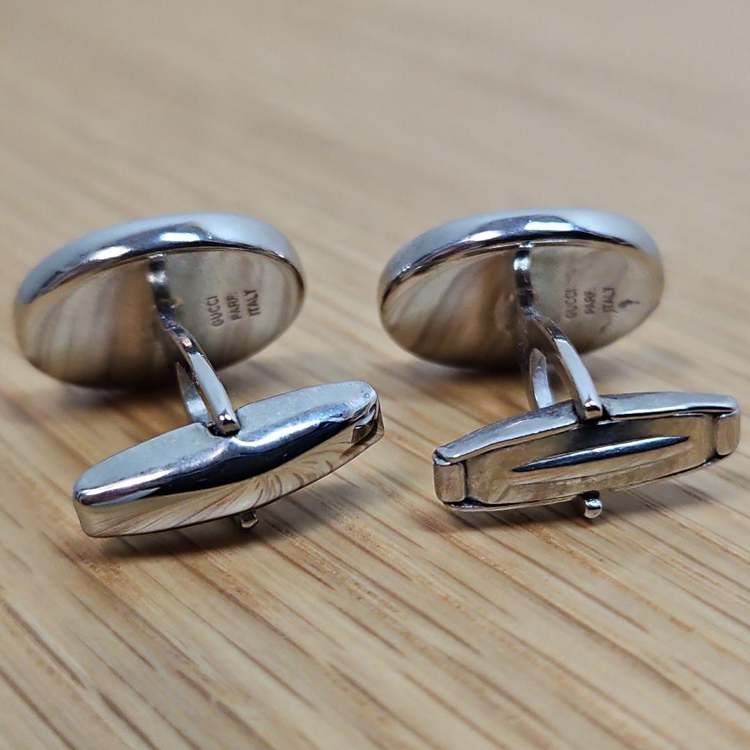 【希少】GUCCI グッチ ヴィンテージ インターロッキング GGロゴ カフス