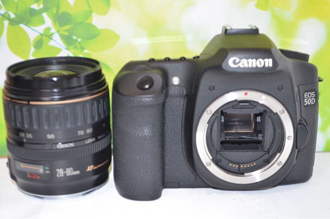 ☆スマホに送れる一眼レフ☆超本格入門☆ キャノン EOS 50Dセット♫
