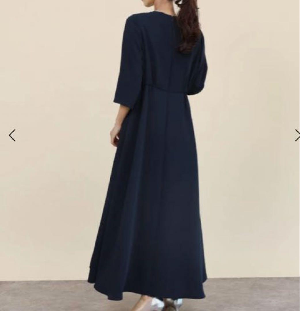 新品　fennel 定価3万8000円　レイヤードライクフロントレースワンピース