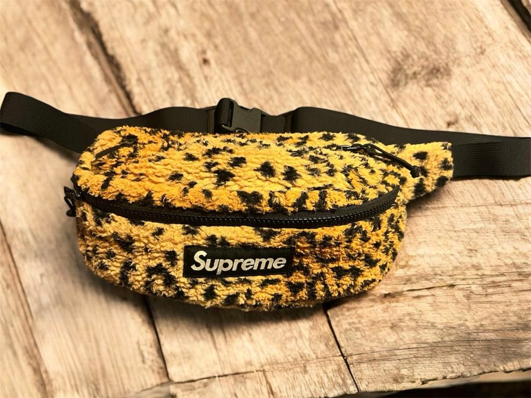 Supreme レオパード柄 ショルダーバッグ