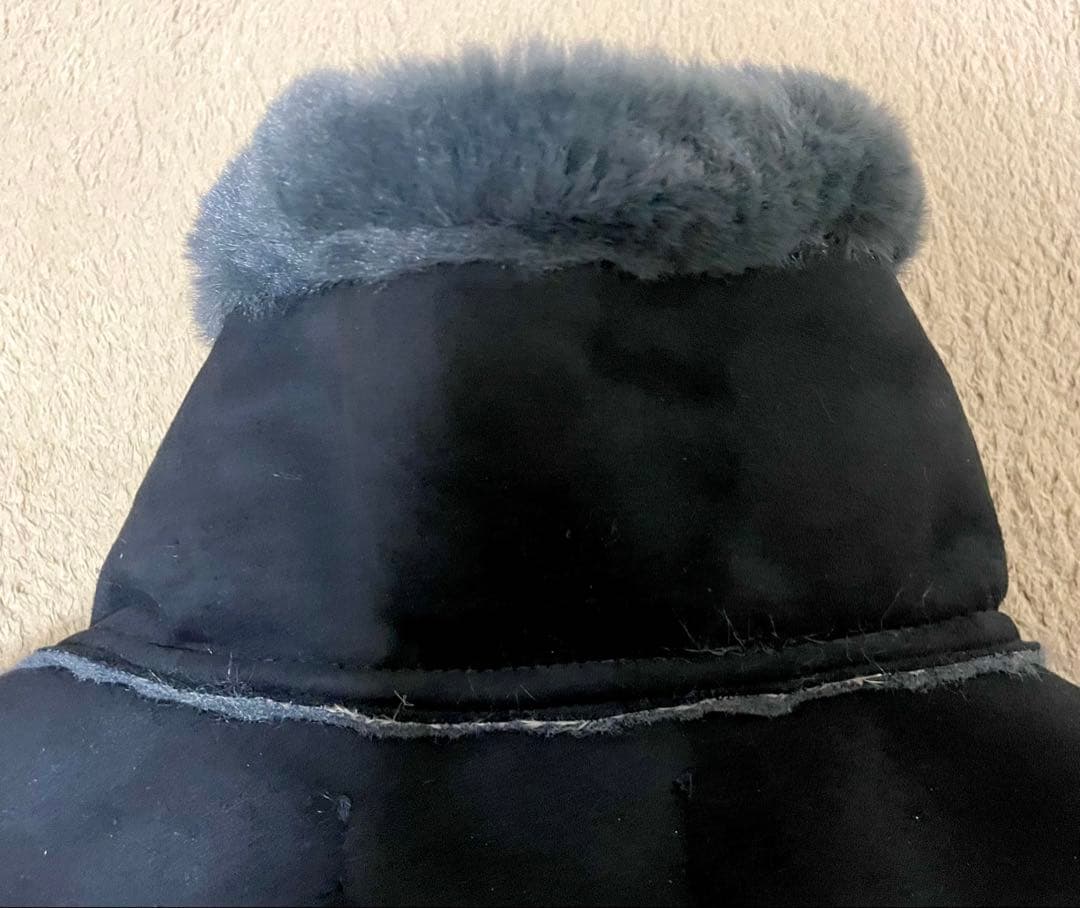 未使用！ZARA ムートンライダースジャケット ブラックLサイズ