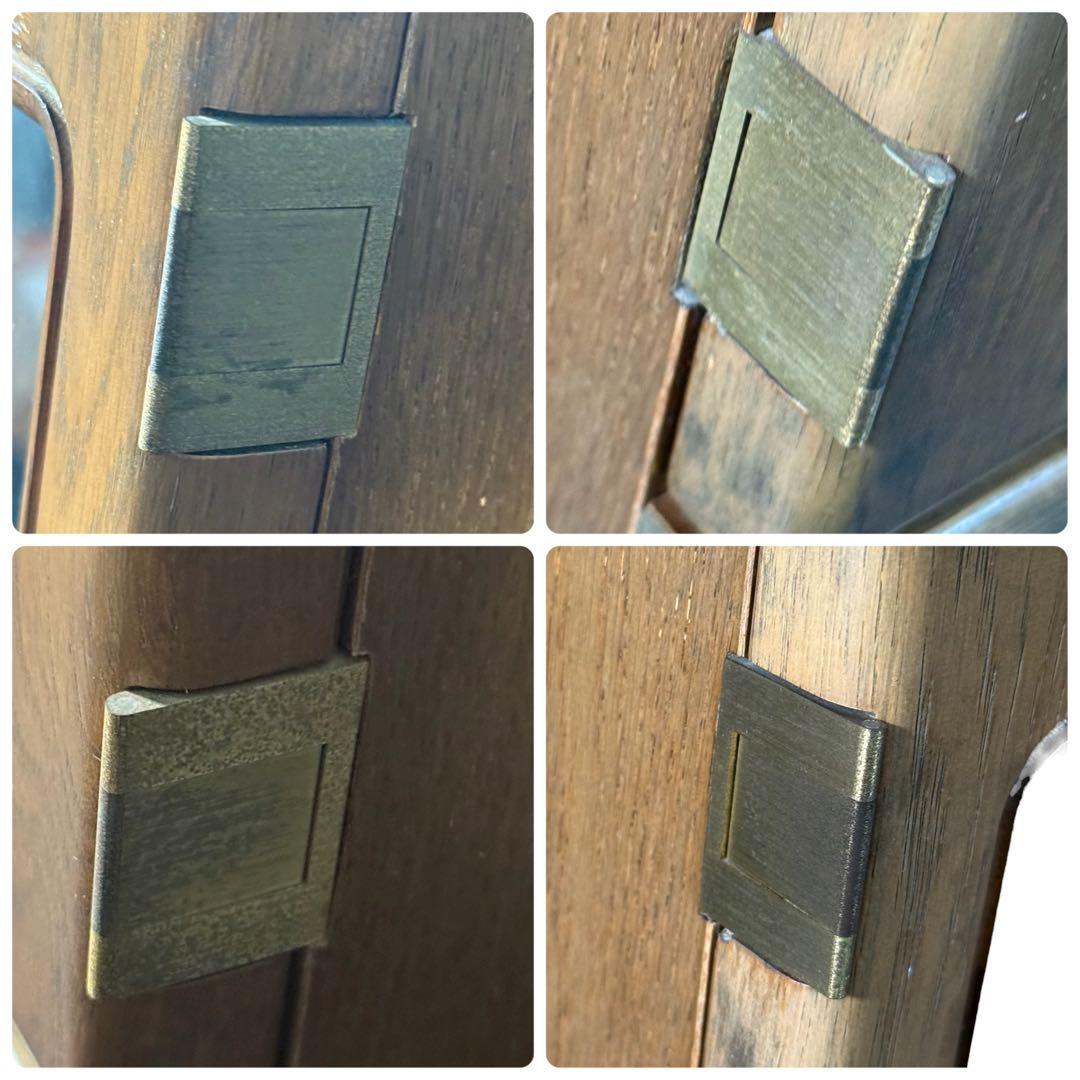 HR867 カリモク　キャビネット　両開き　ガラスキャビネット