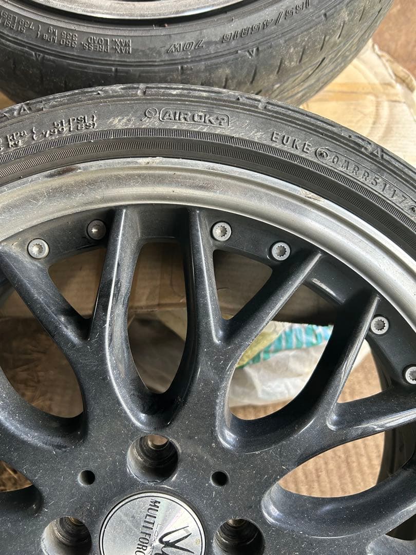 軽　タント　NBOX ワゴンR 16インチ　632 マルチフォルケッタ