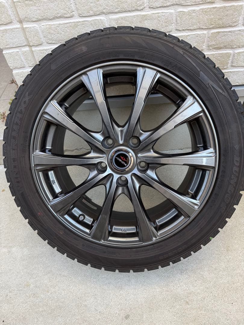 スタッドレスとホイールセット⭐︎美品⭐︎DUNLOP 215/50R17