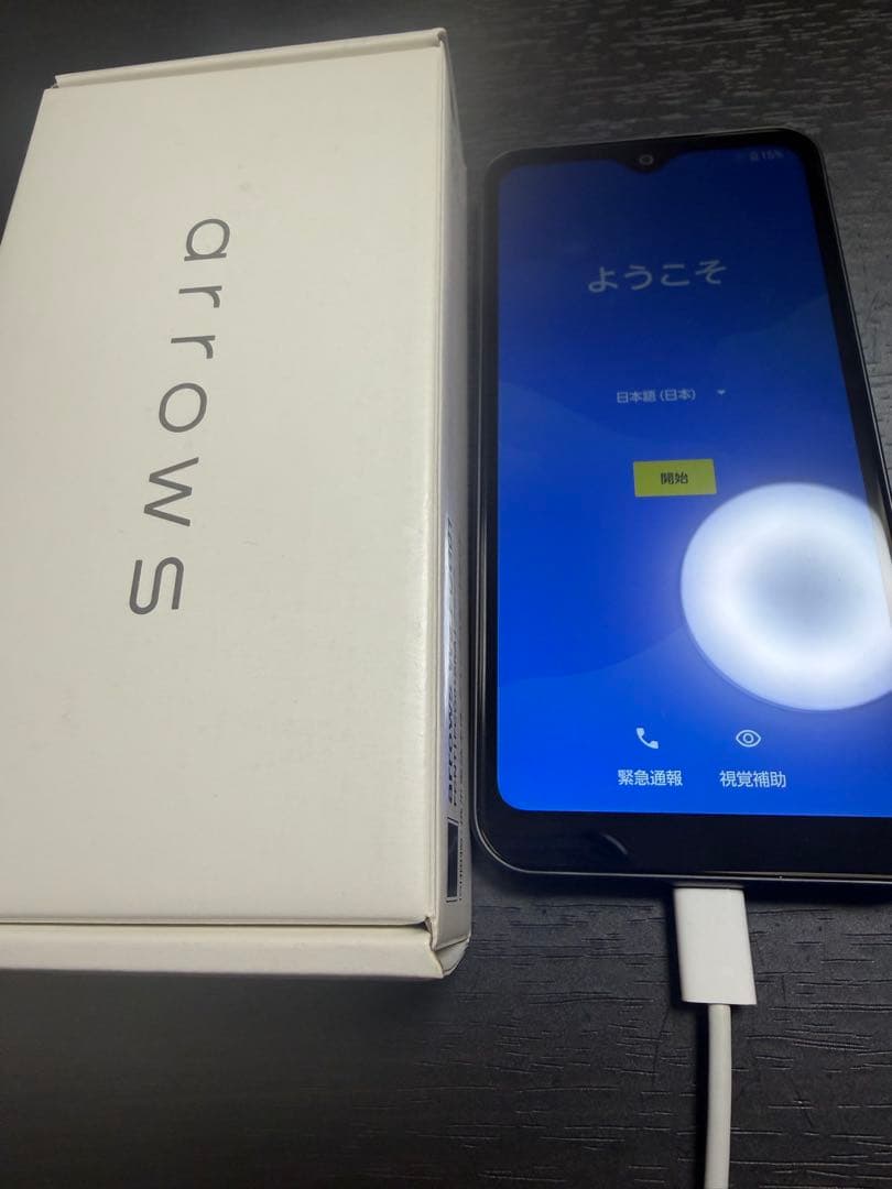 スマートフォン arrows We FCG01 ブラック