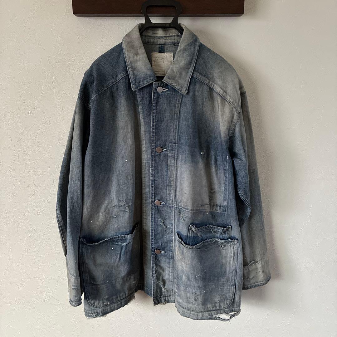 【新品未使用】2025SS アンセルム　デニムカバーオール　INDIGOサイズ1