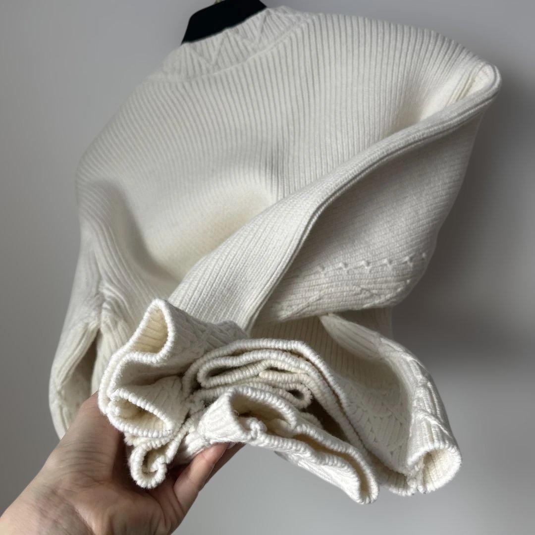 CHANEL ホワイト カーディガン 36