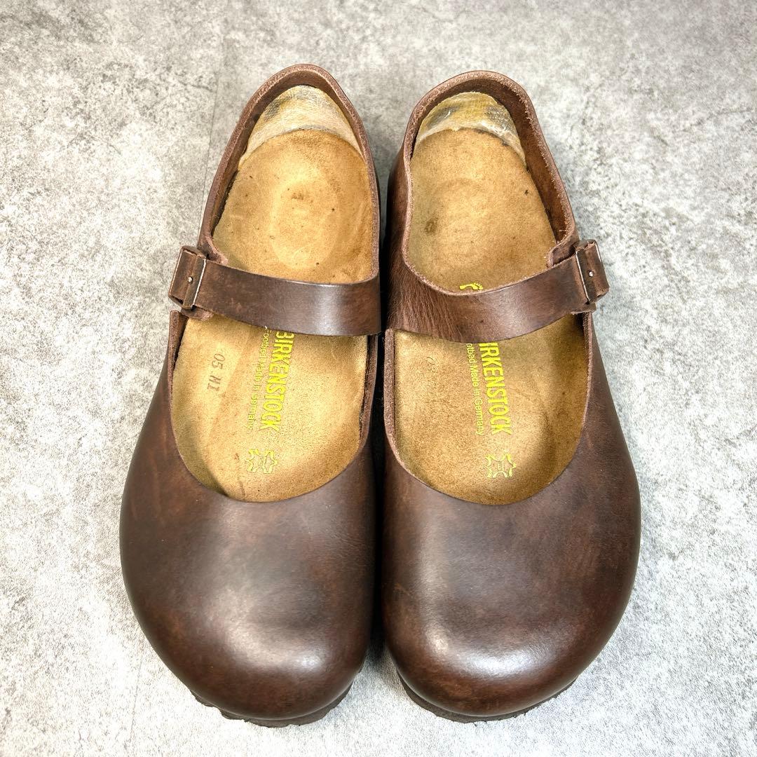 未使用級【ビルケンシュトック】マントバ/MANTOVA/濃茶/廃盤 /ナロー幅◎