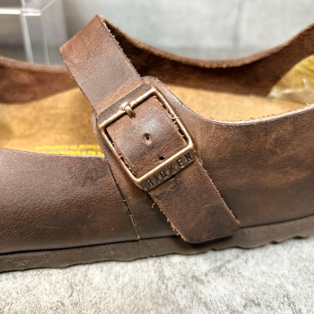 未使用級【ビルケンシュトック】マントバ/MANTOVA/濃茶/廃盤 /ナロー幅◎